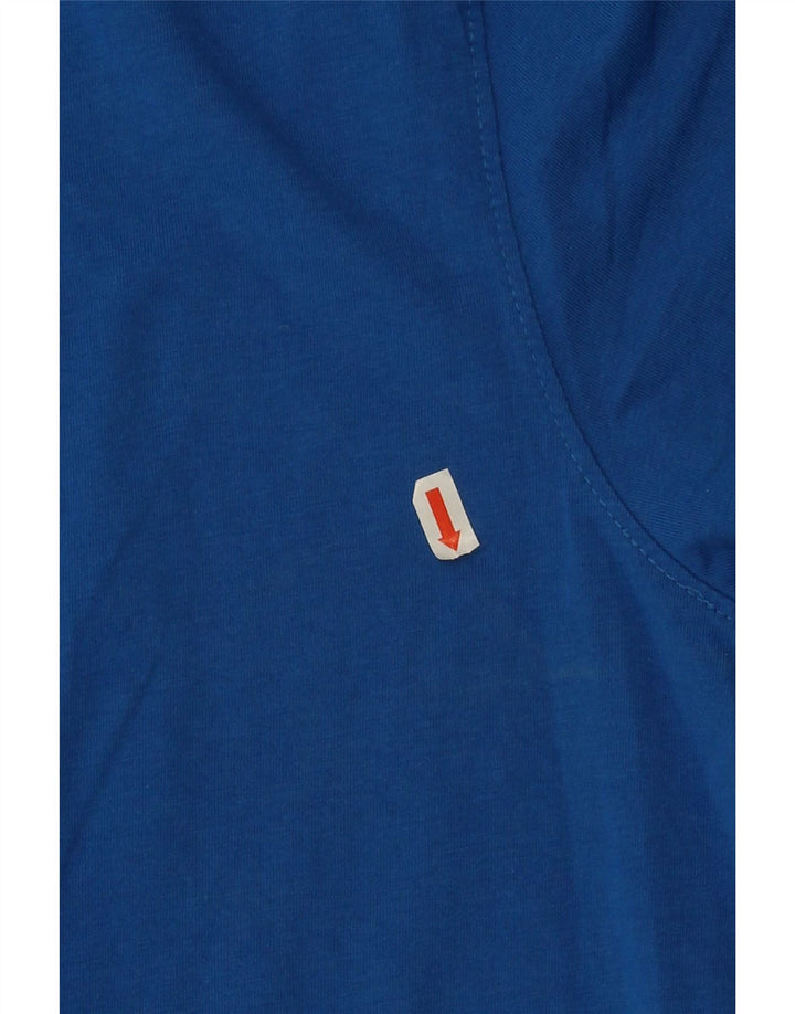 Camiseta gráfica masculina Mountain Warehouse algodão azul médio