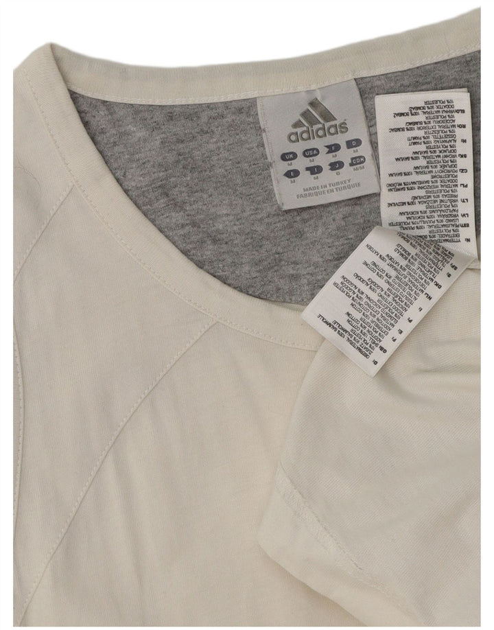 Adidas Mens Colete Top Médio Algodão Branco