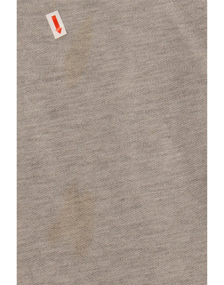 Camisa polo masculina Nike UK 44/46 grande algodão cinza