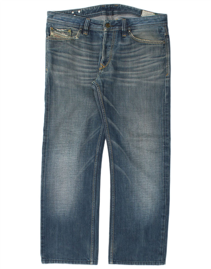 Jeans retos masculinos Diesel W33 L28 algodão azul