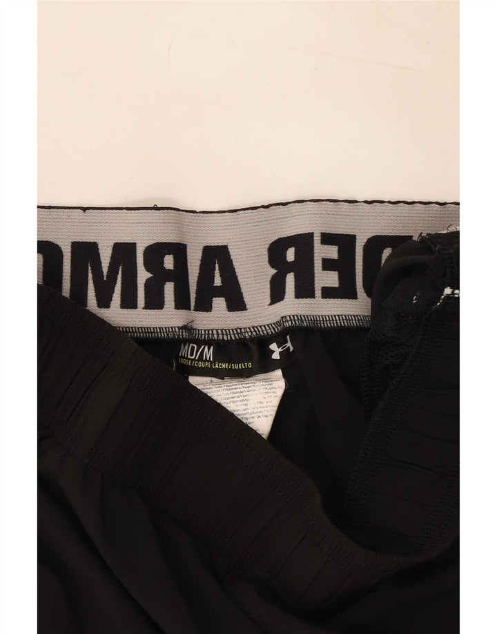 Shorts esportivos gráficos masculinos Under Armour médio preto