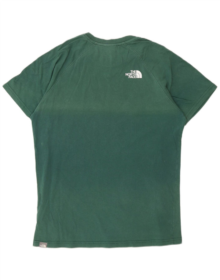 Camiseta gráfica masculina THE NORTH FACE Top de algodão verde médio