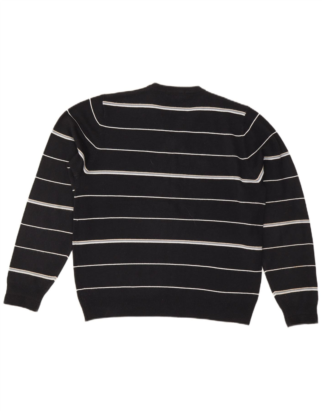 Suéter masculino Marks & Spencer Blue Harbor com decote em V azul marinho médio