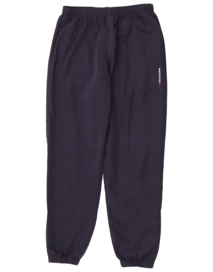 Calça de treino masculina Diadora Joggers XL azul marinho poliéster