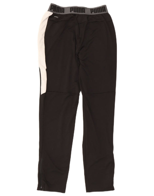 Calça de treino masculina Puma médio preto colorblock poliéster
