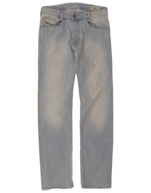 Diesel Mens Onijo Straight Jeans W30 L32 Azul Algodão