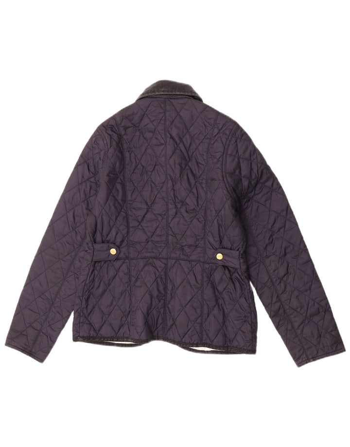 Jaqueta acolchoada Barbour para meninas 10-11 anos grande azul marinho poliamida