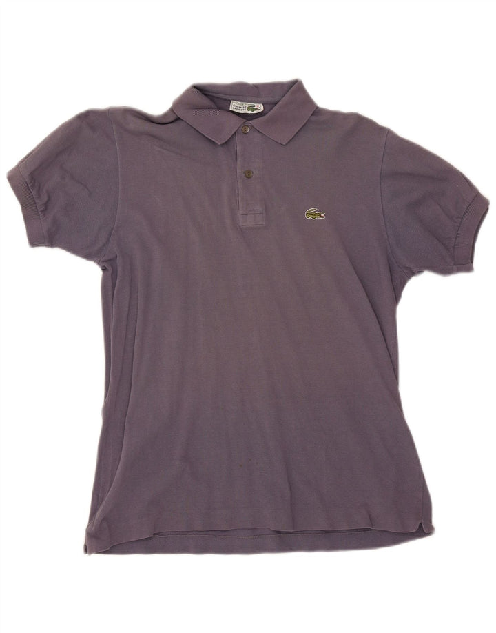 Camisa polo masculina Lacoste tamanho 4 médio algodão roxo
