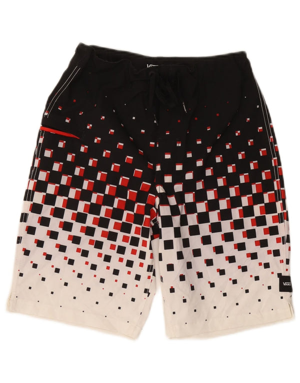 Shorts de natação VANS meninos 15-16 anos poliéster geométrico preto