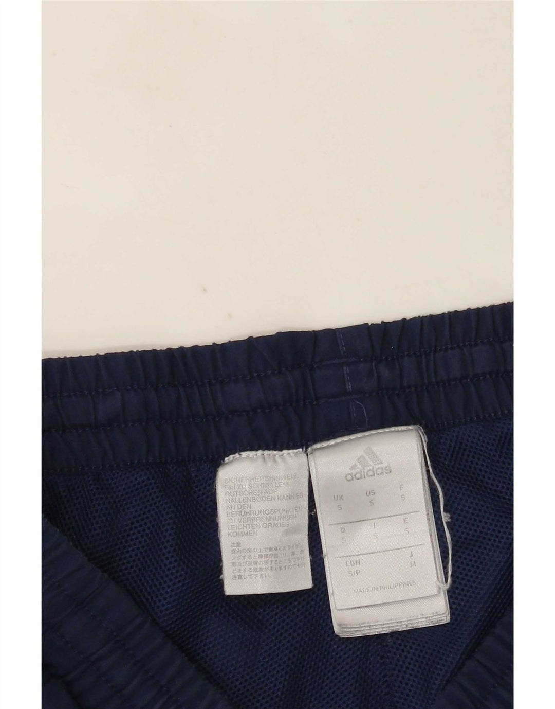 Adidas Mens Treino Calças Joggers Pequeno Poliéster Azul Marinho