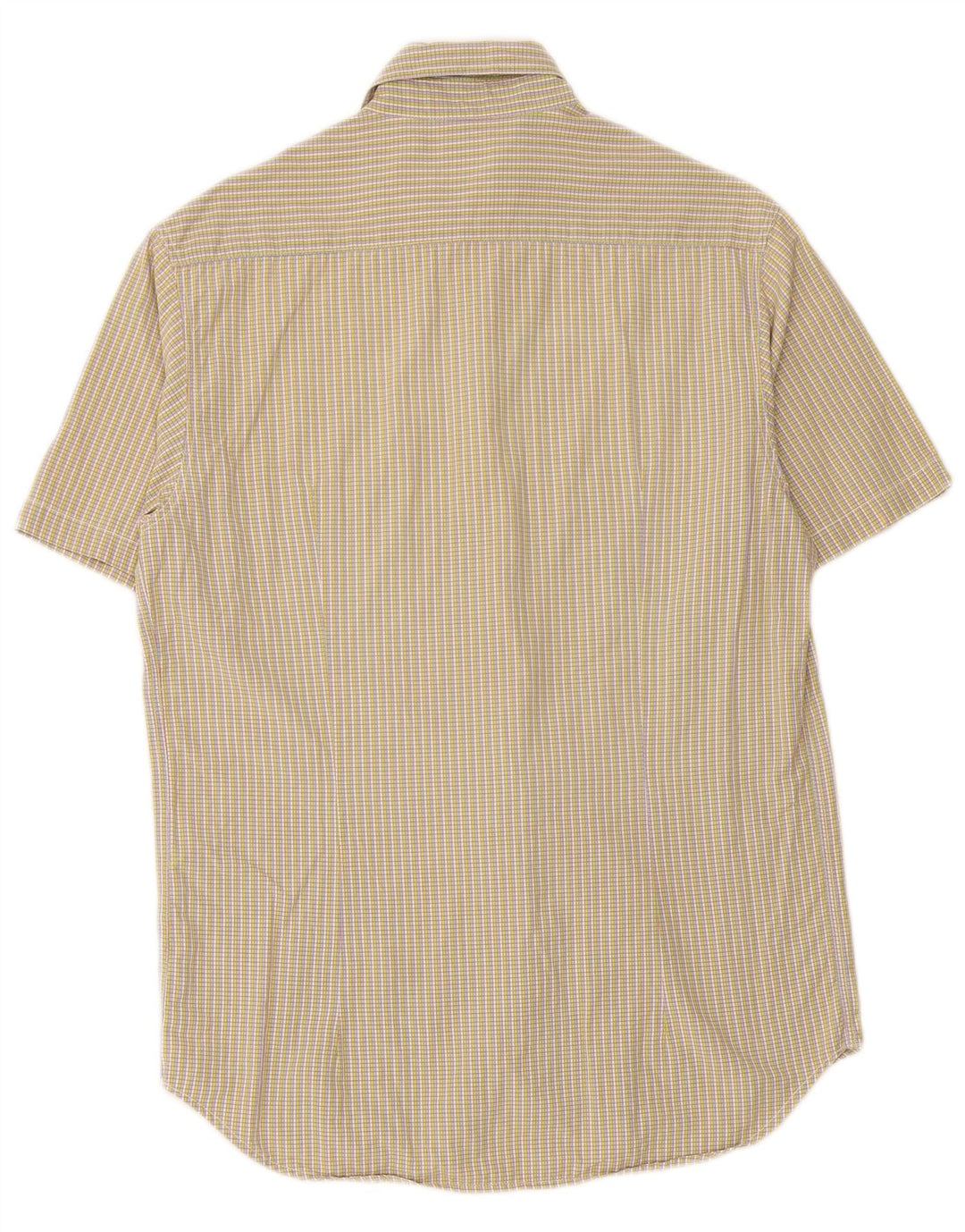 CALVIN KLEIN JEANS Mens Short Sleeve Shirt Large Multicoloured Check