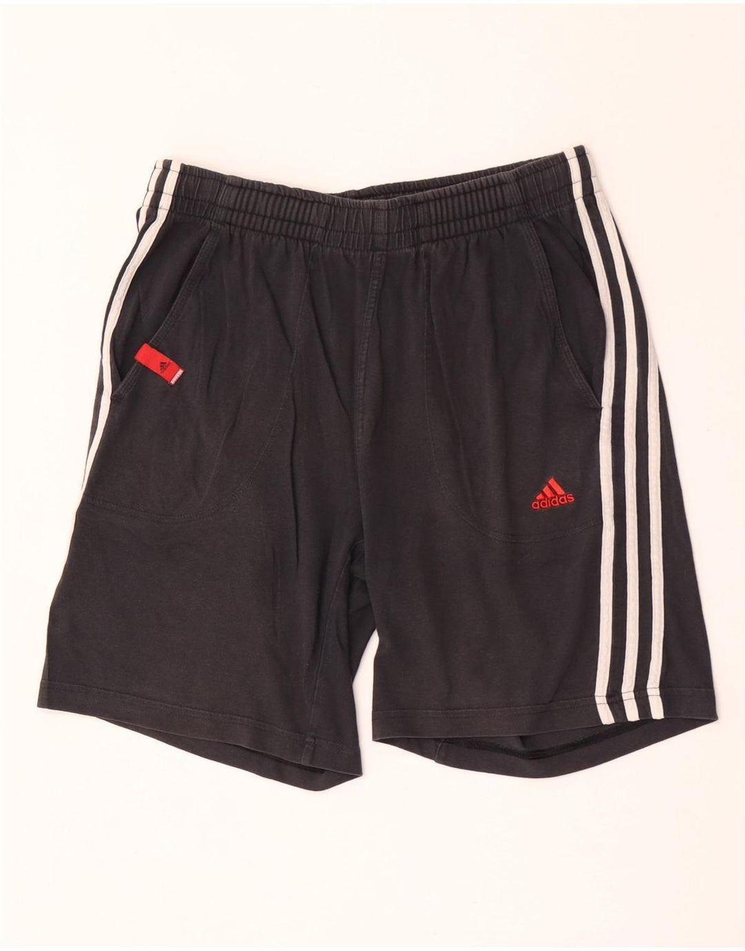 Adidas Mens Sport Shorts Médio Algodão Preto