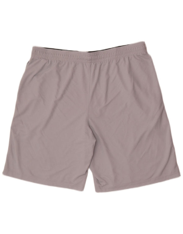 Shorts esportivos gráficos masculinos Under Armour 2XL poliéster cinza