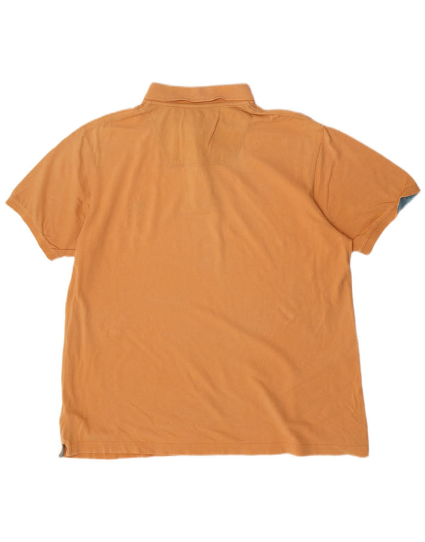 Camisa polo masculina Timberland Earthkeepers Regular Fit 2XL algodão laranja