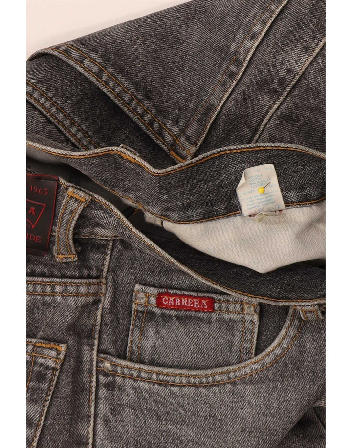 Carrera Mens Straight Jeans W30 L28 Algodão Cinza