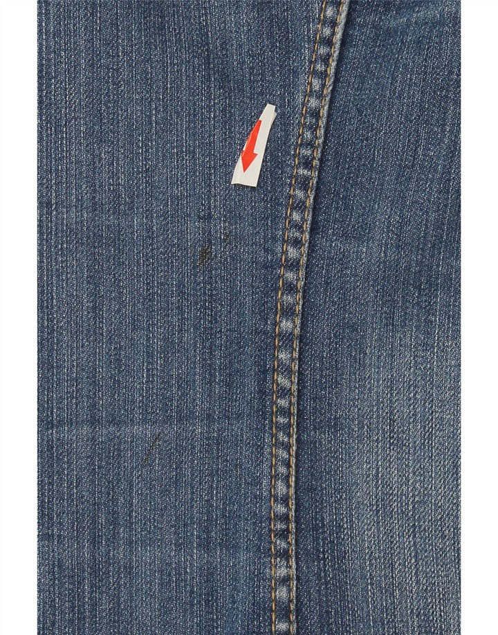 Jaqueta jeans feminina Gas UK 18 XL algodão azul