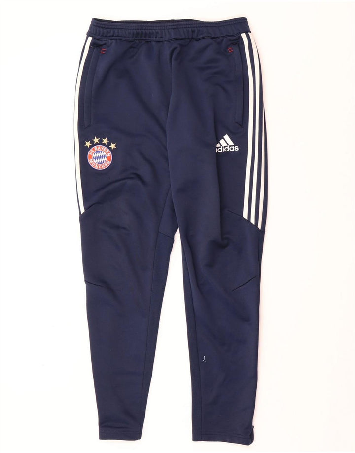 ADIDAS Mens FC Bayern Munchen Calças de treino Joggers Médio Azul Marinho