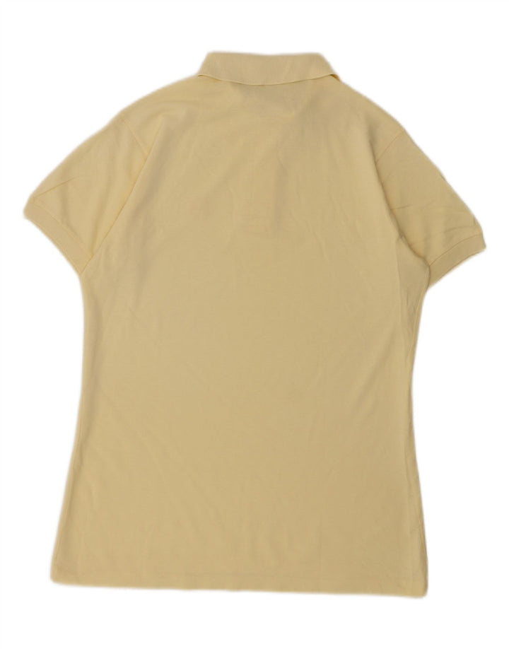 Camisa polo masculina Sergio Tacchini IT 50 algodão amarelo médio