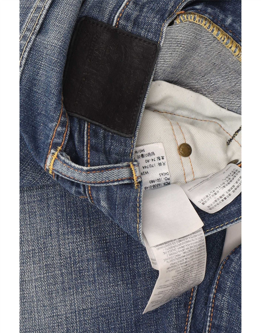 Levi's Masculino 508 Regular Tapered Jeans W29 L32 Azul Algodão
