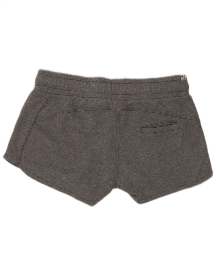 Shorts esportivos femininos Puma UK 14 grande W32 cinza