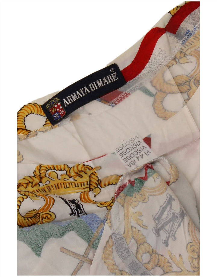 Blusa feminina Armata Di Mare com padrão abstrato IT 44 médio branco