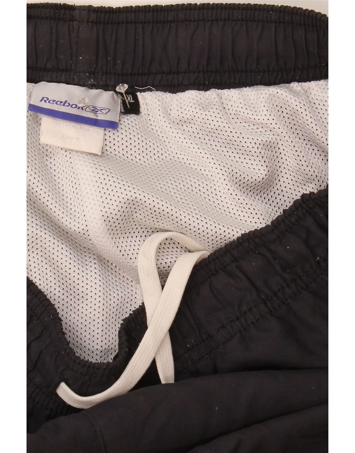 Calça de treino masculina Reebok XL azul marinho poliéster