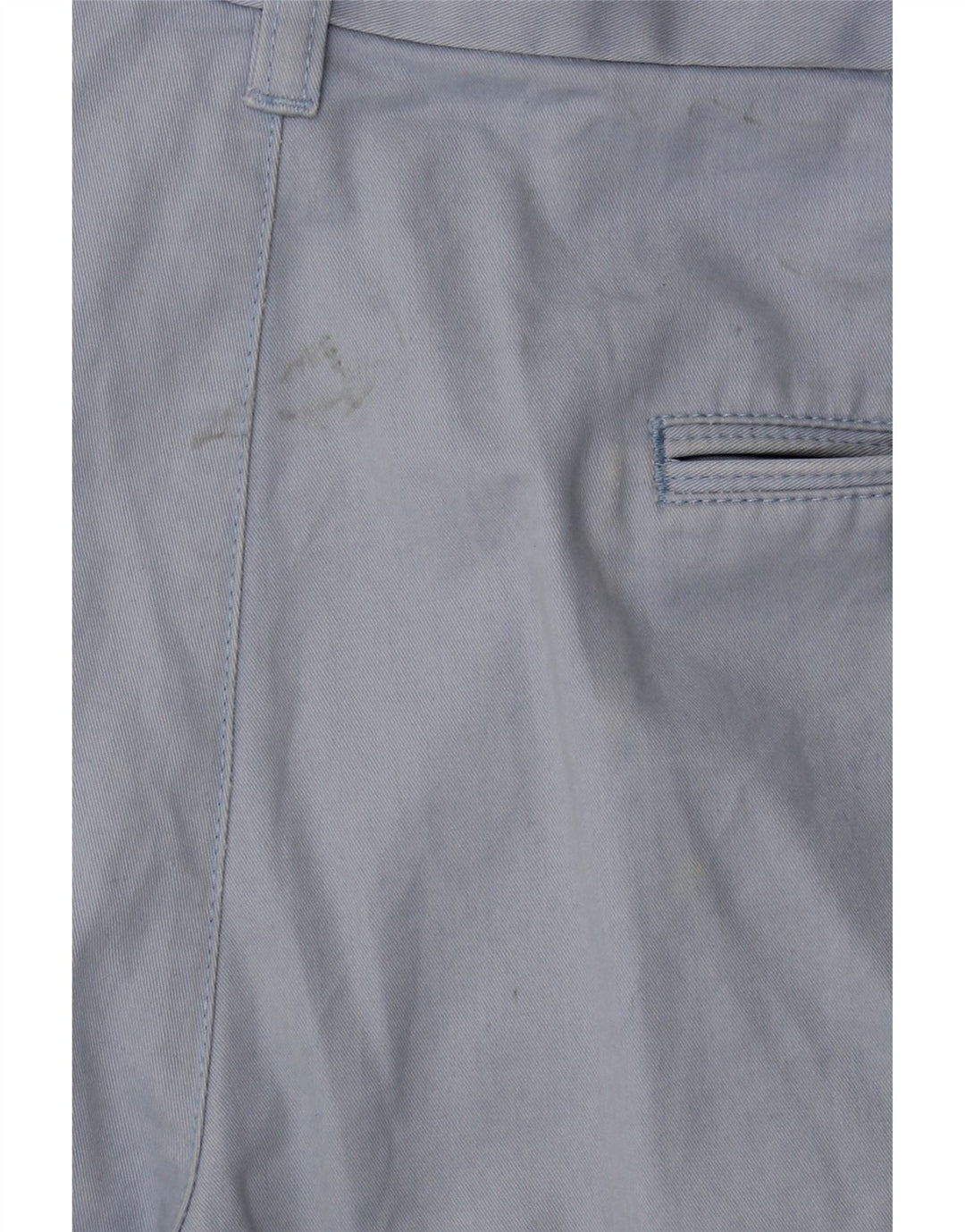 Shorts masculino MARKS & SPENCER Blue Harbor Chino W36 grande algodão azul
