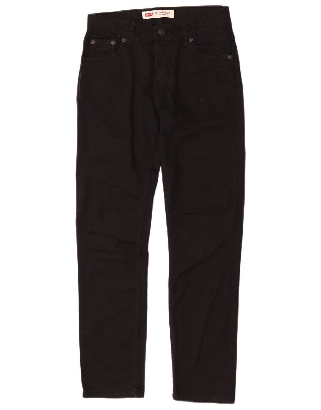 Jeans Levi's Boys 502 Regular Tapered 11-12 Anos W28 L29 Preto