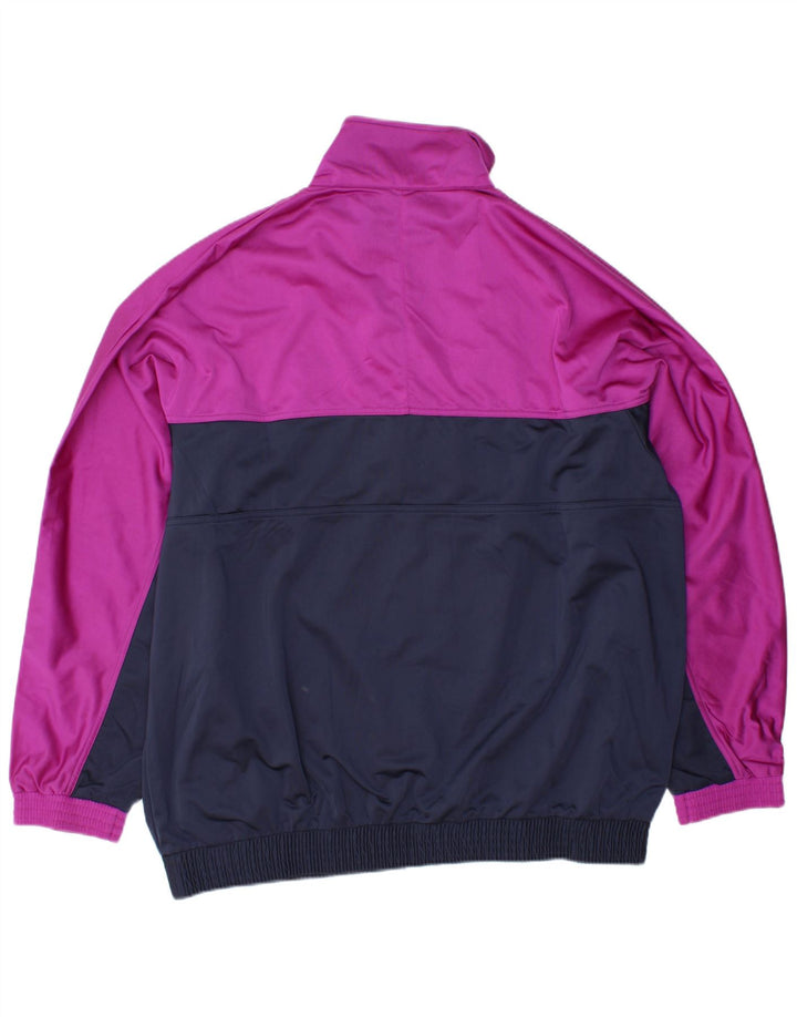 BRUGI Jaqueta masculina de agasalho XL azul marinho Colourblock poliéster