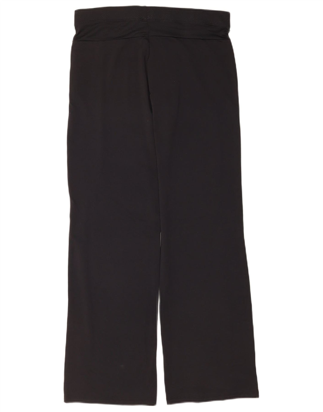 Calça de treino feminina Marks & Spencer UK 12 poliéster preto médio