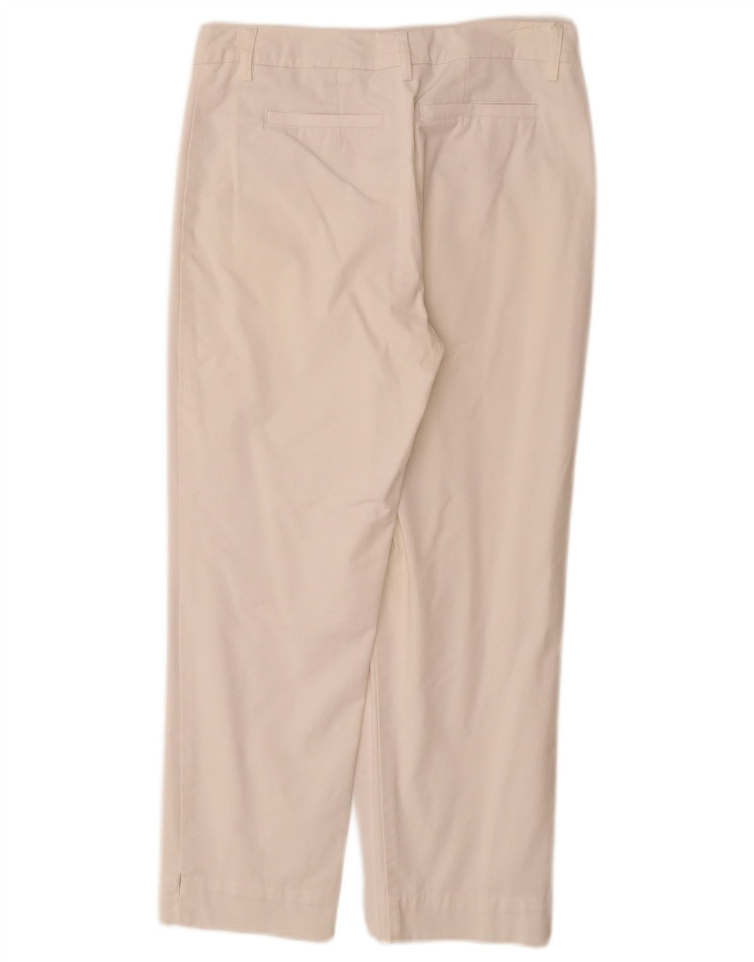 Calça feminina reta cortada Marella W28 L26 branca