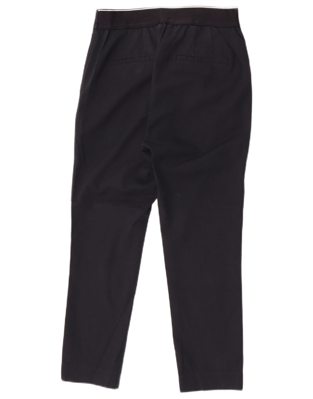 Zara Calça feminina slim cortada pequena W28 L24 azul marinho
