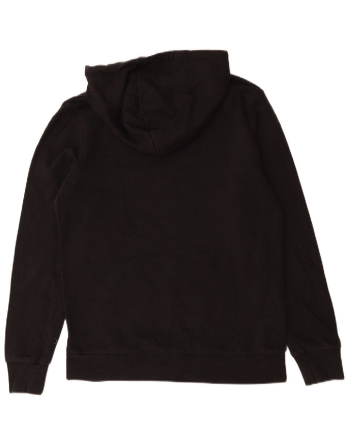 Jack & Jones moletom com capuz gráfico masculino médio algodão preto