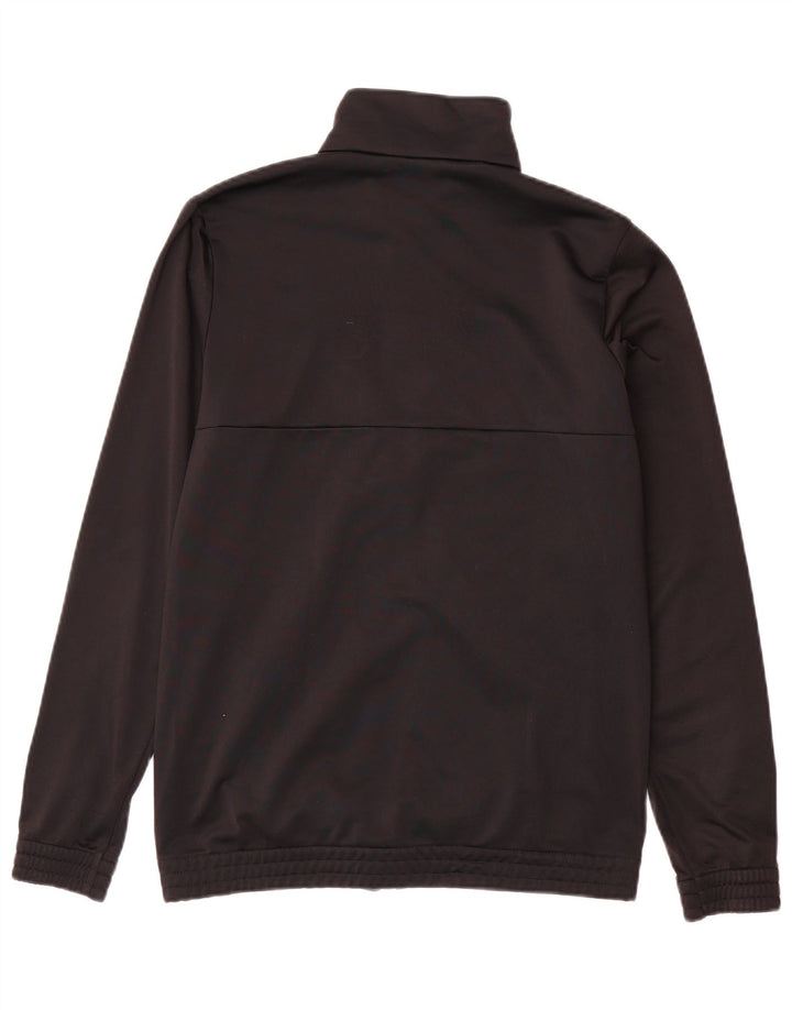 ADIDAS Meninos Tracksuit Top Jacket 14-15 Anos Preto Colorblock