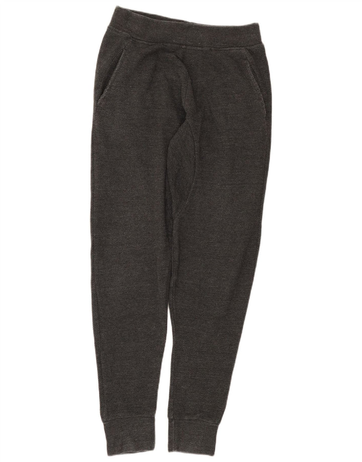 Zara Calça de treino masculina Joggers grande cinza