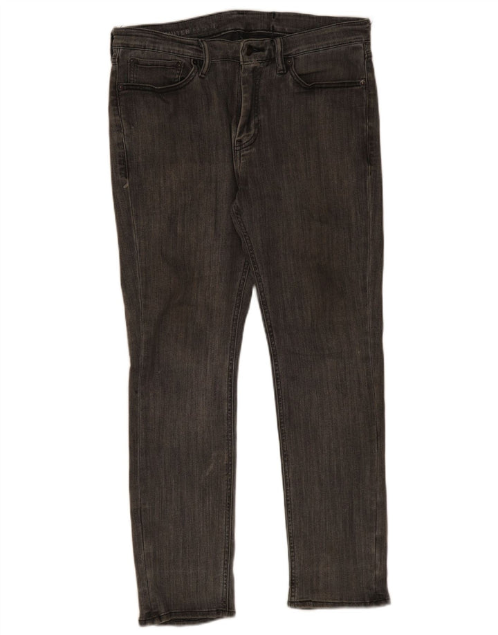 Levi's Mens Slim Jeans W32 L30 Cinza Algodão