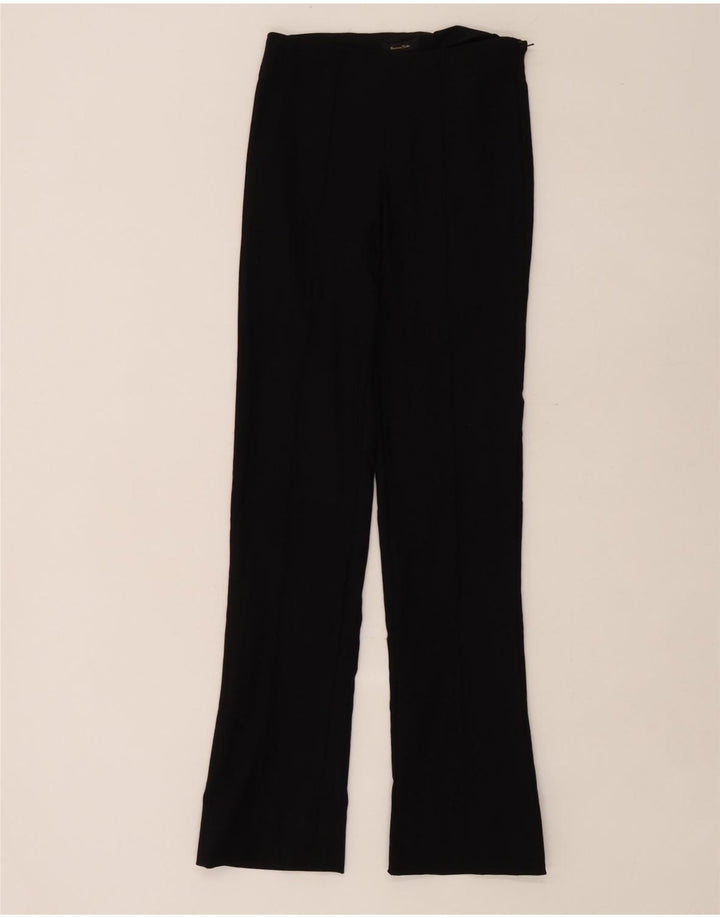 Calça Bootcut Feminina Massimo Dutti EU 34 2XS W26 L30 Preto Viscose