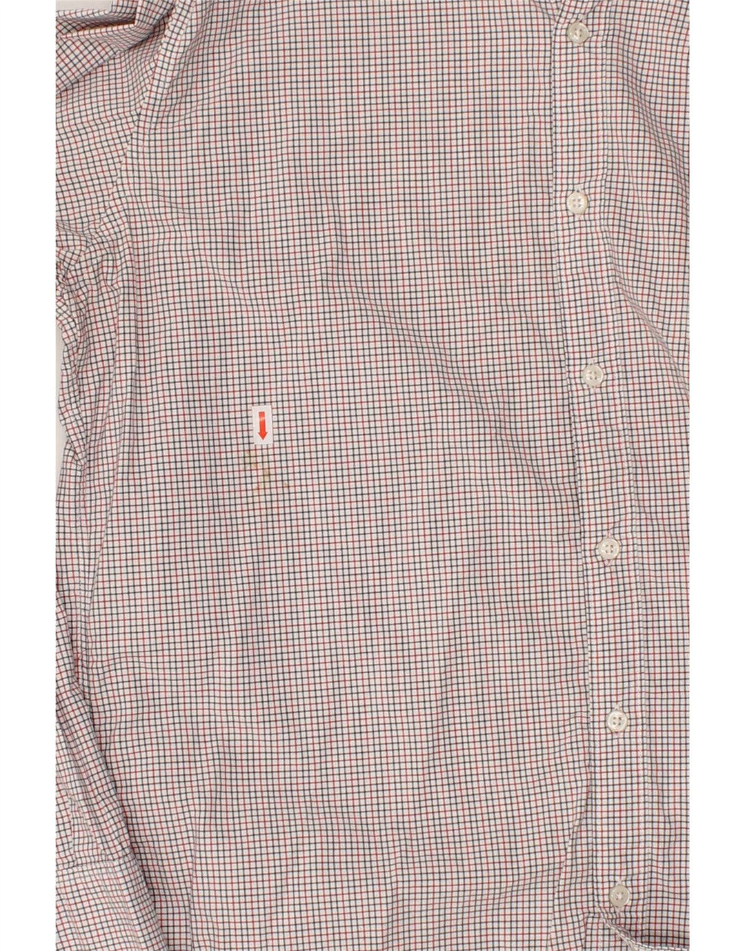 J. CREW Mens Shirt Large Red Check Cotton Vintage J. Crew and Second-Hand J. Crew from Messina Hembry 