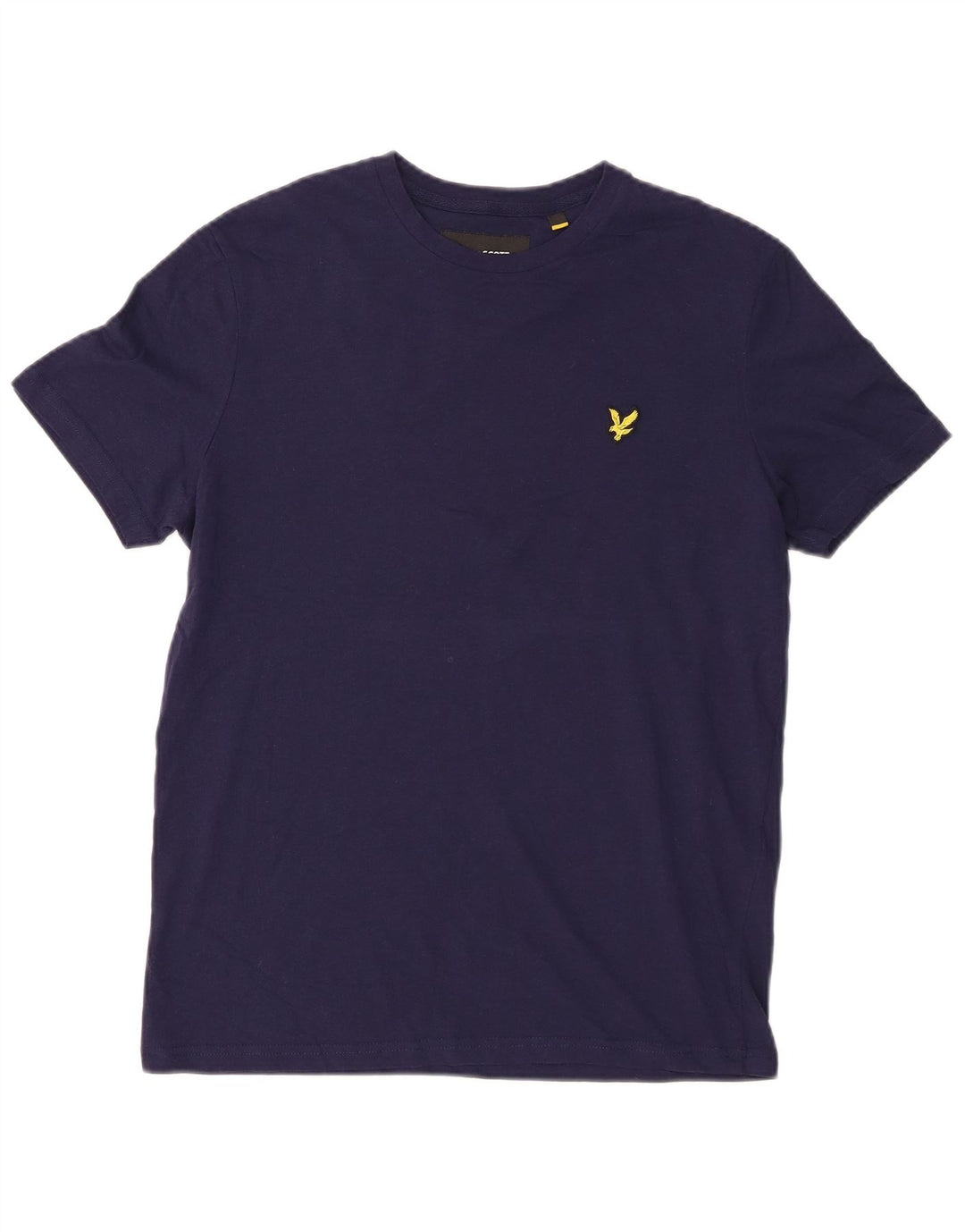 Camiseta masculina Lyle & Scott pequena algodão azul marinho
