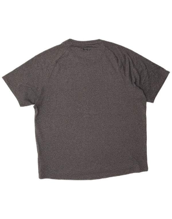 Camiseta masculina Under Armour grande poliéster cinza