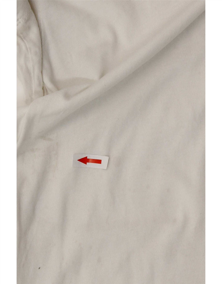 Camiseta Nike masculina gráfica top pequeno algodão branco