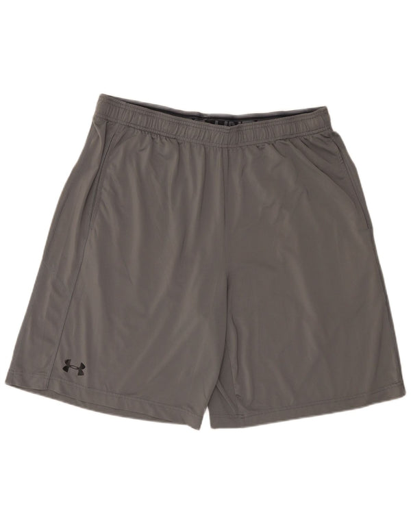 Shorts esportivos masculinos Under Armour XL cinza poliéster