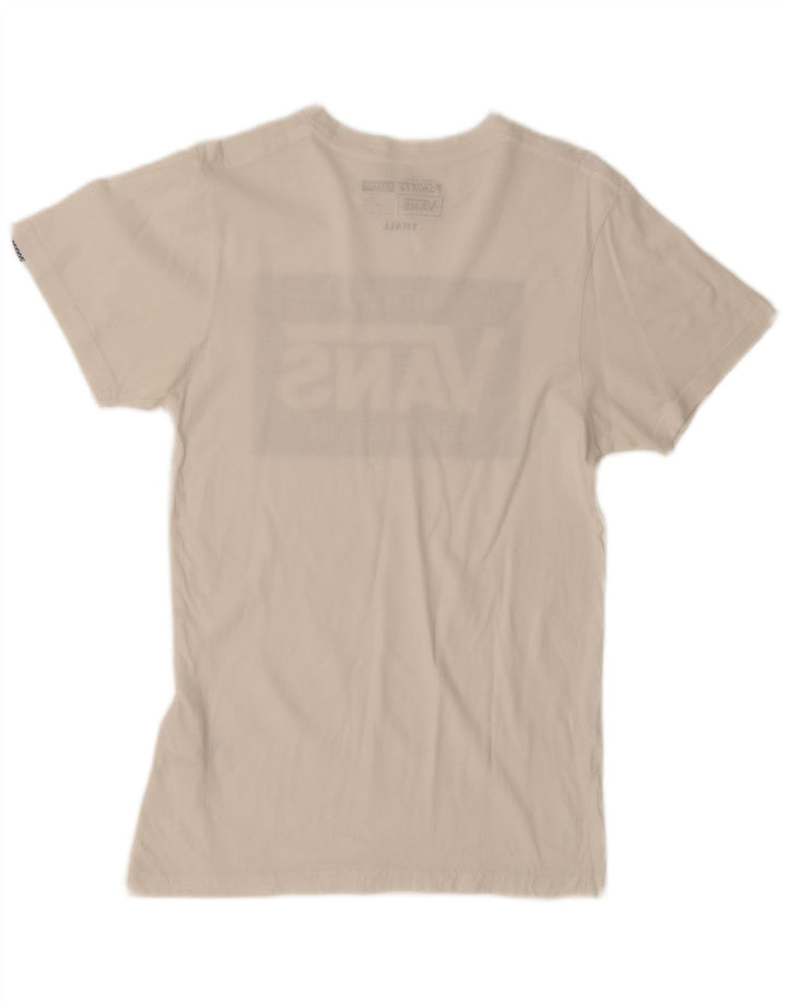 Camiseta Vans Masculina Custom Fit Graphic Top Pequeno Algodão Branco