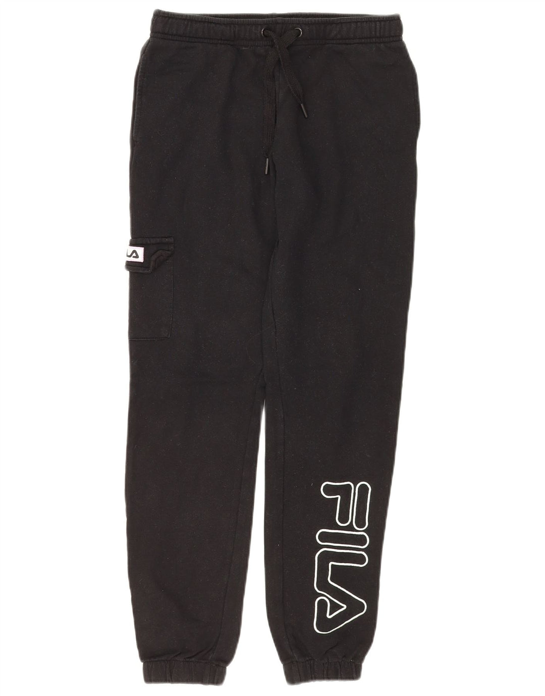 Calças de treino FILA Girls Graphic Cargo Joggers 13-14 anos Preto