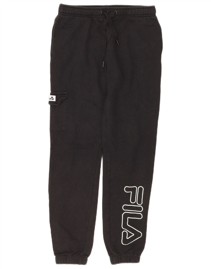 Calças de treino FILA Girls Graphic Cargo Joggers 13-14 anos Preto