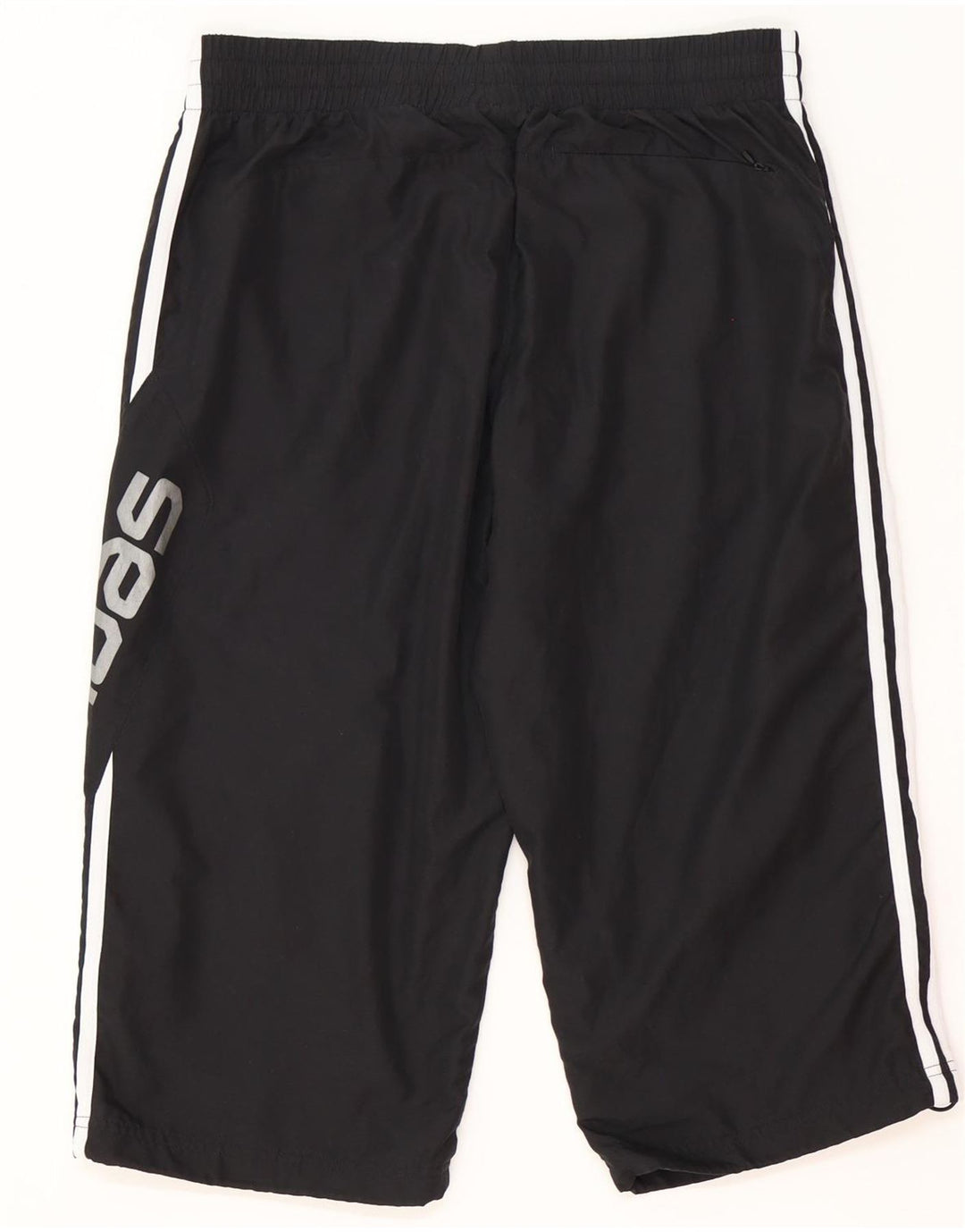 Adidas Mens Graphic Bermuda Sport Shorts Médio Preto Poliéster