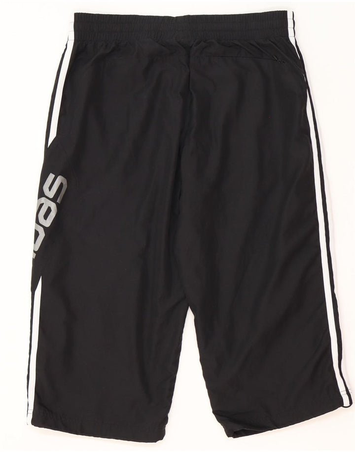 Adidas Mens Graphic Bermuda Sport Shorts Médio Preto Poliéster