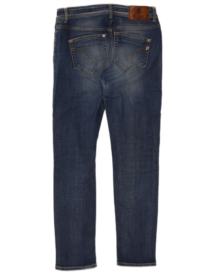 Dondup Jeans Slim Feminino W31 L29 Azul Algodão