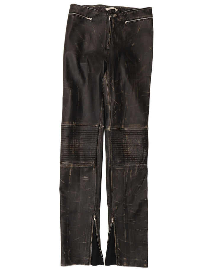 Calça de motociclista feminina Rufffo Research W28 L34 preta manchada