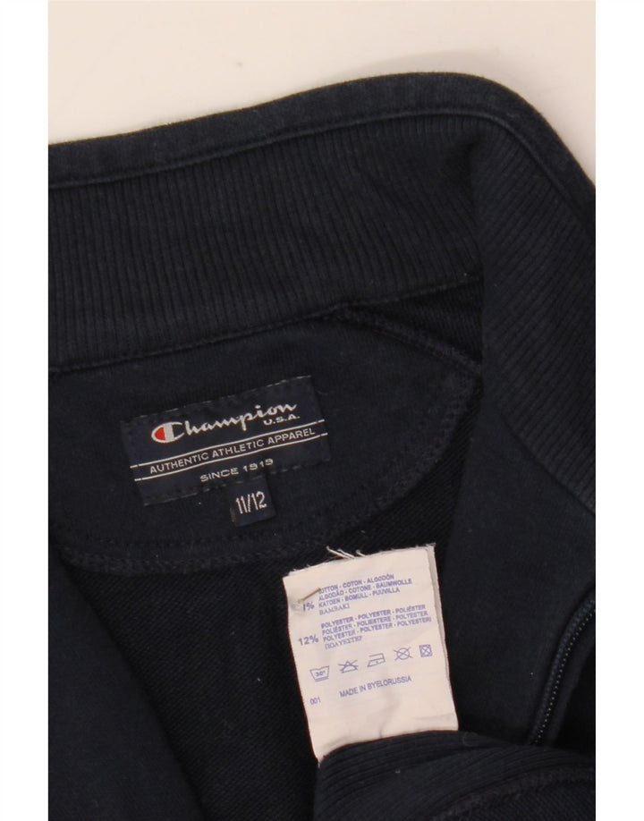 Jaqueta de treino Champion Boys 11-12 anos azul marinho algodão